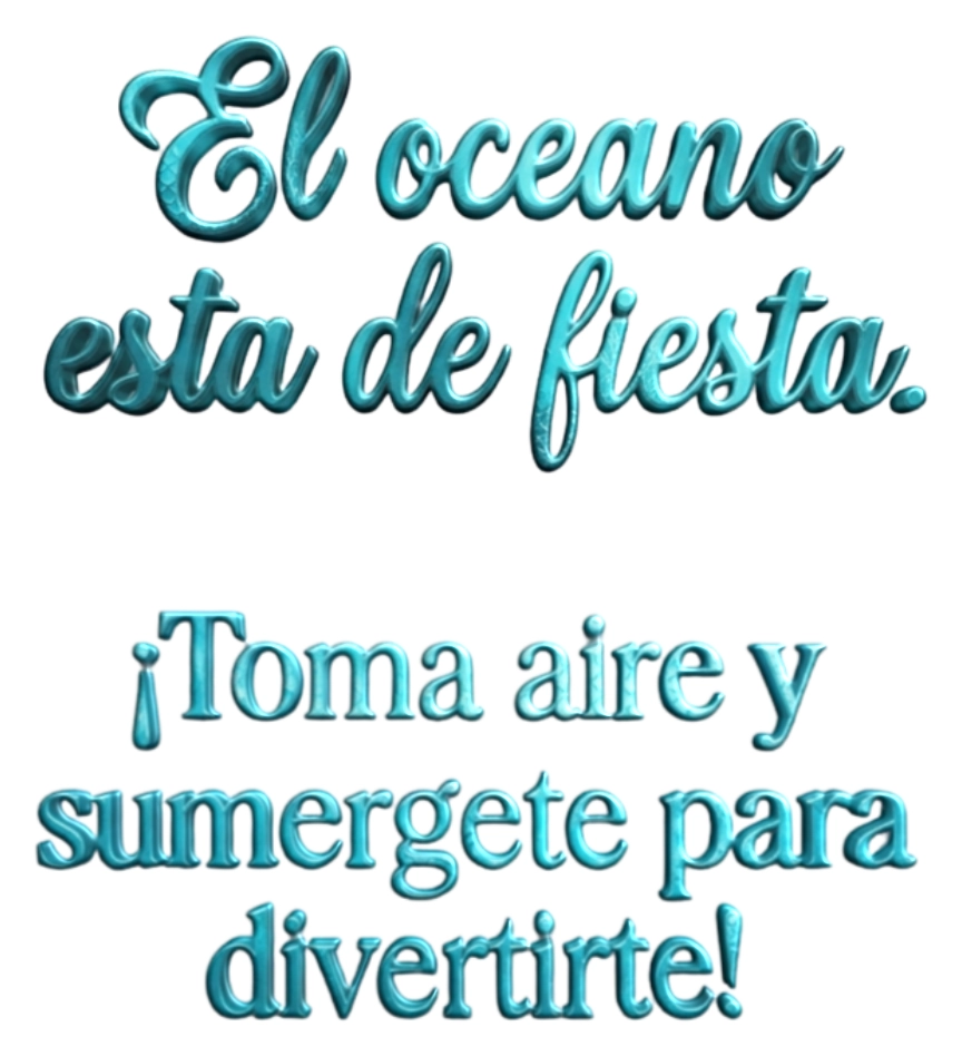 ¡El océano está de fiesta!